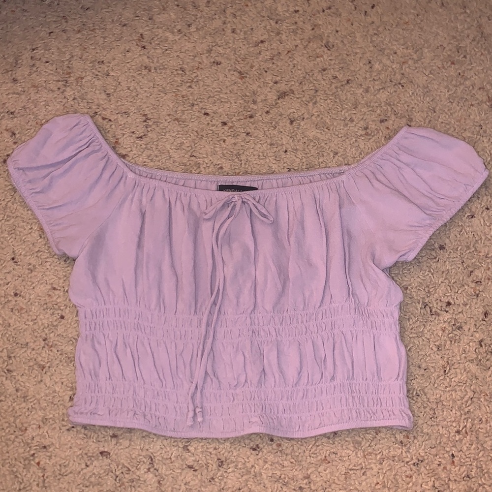 Kendall and Kylie off the shoulder crop top